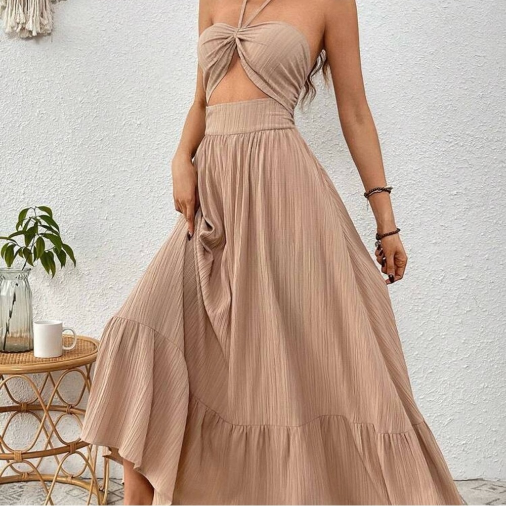 Tan Maxi Dress - Picture 5 of 10